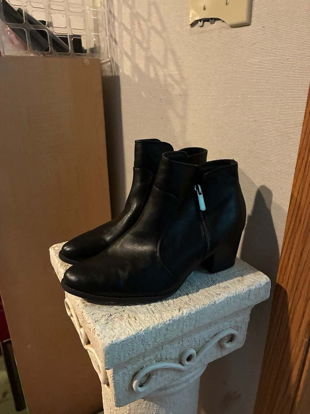 Kim Rogers Novella Women's Black Ankle Boots w/Ultra Comfort Technology